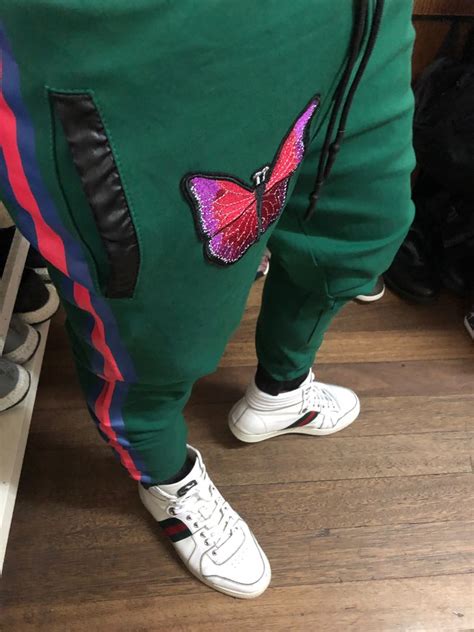 gucci jogging pants replica|gucci joggers snake.